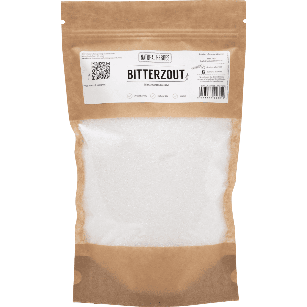 Natural Heroes Bitterzout 750 Gr Etos