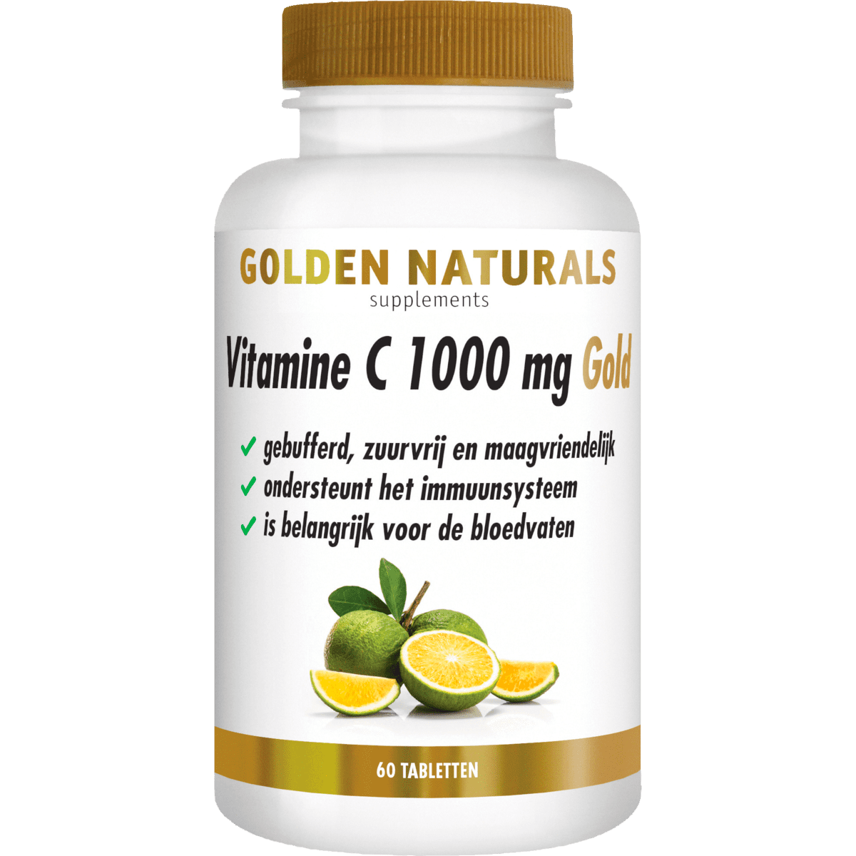 Golden Naturals Vitamine C 1000 MG Gold Tabletten 60 stuks