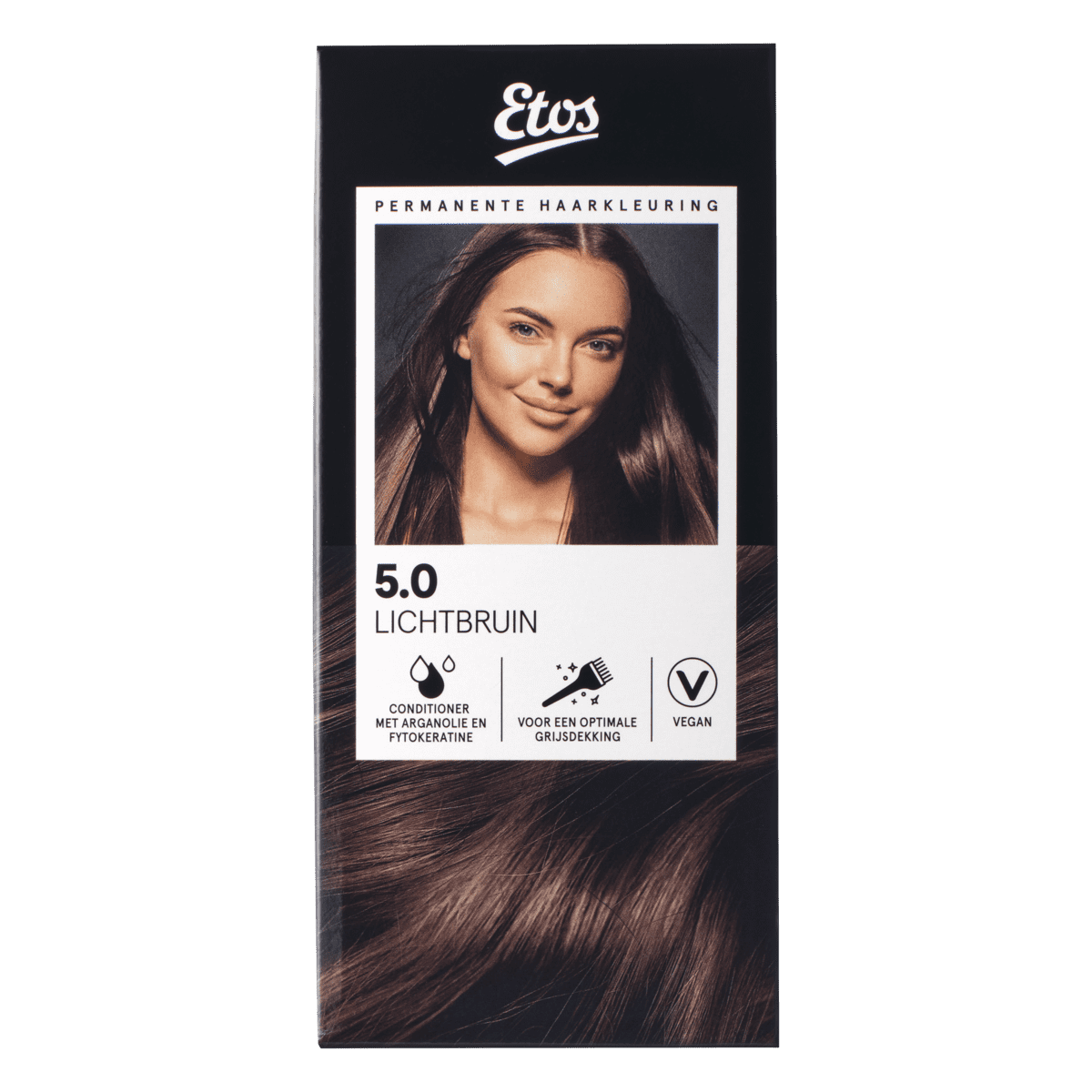 Etos Permanente Haarkleuring 5.0 Lichtbruin