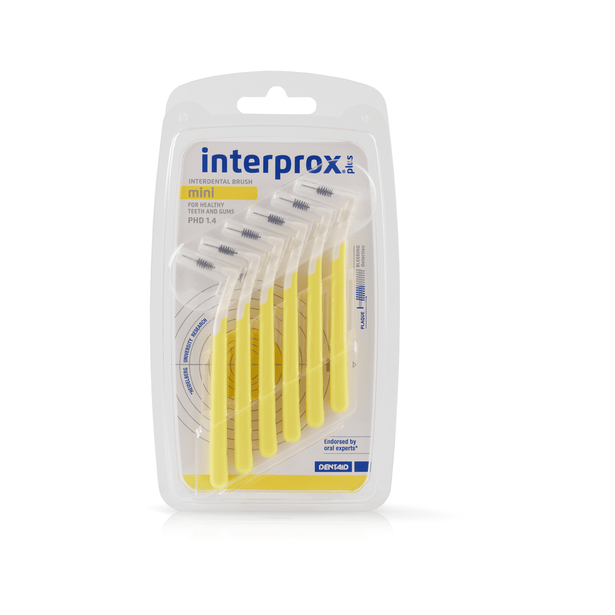 Interprox Plus Mini Ragers Geel PHD 1.4 mm 6 stuks