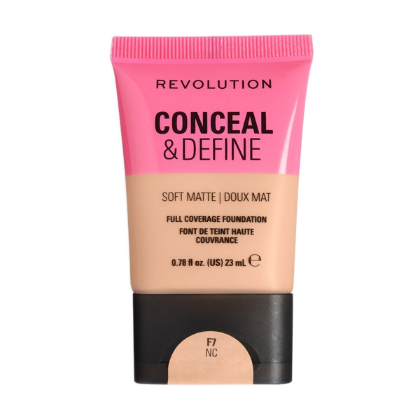 Revolution Conceal & Define Foundation F7Nc