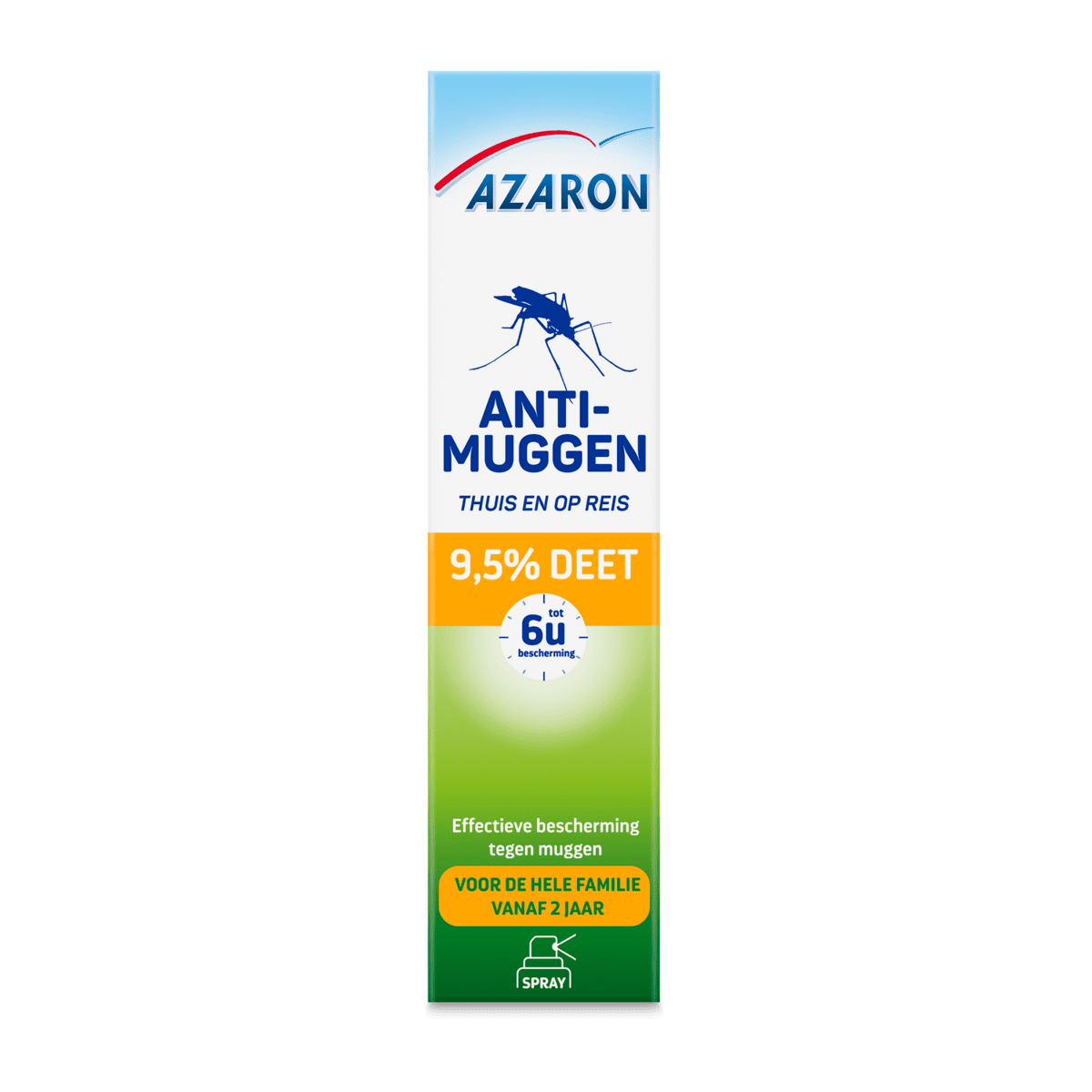 Azaron Anti-Muggen 9,5% DEET Spray 100 ML
