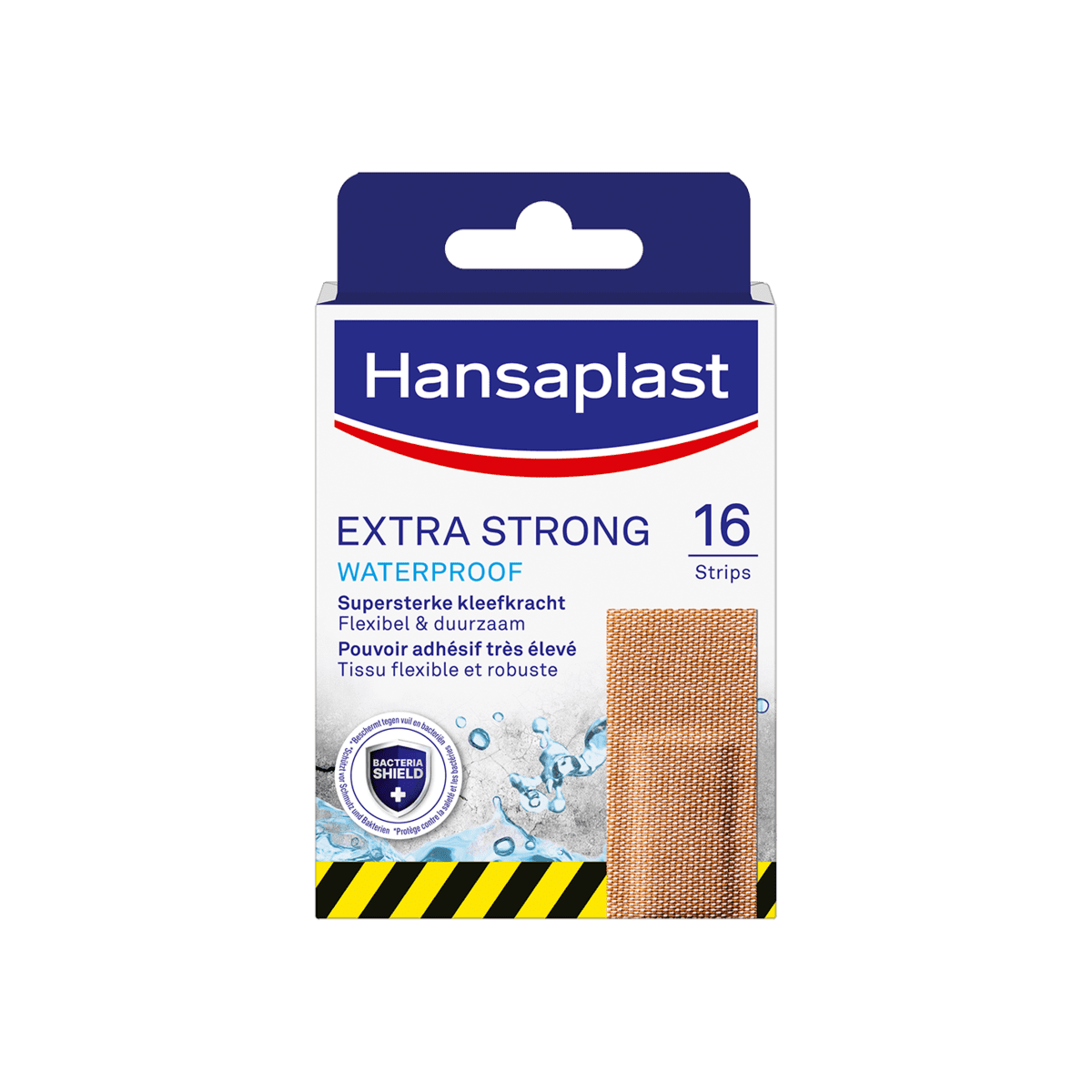 Hansaplast Extra Strong Waterproof Pleisters 16 stuks