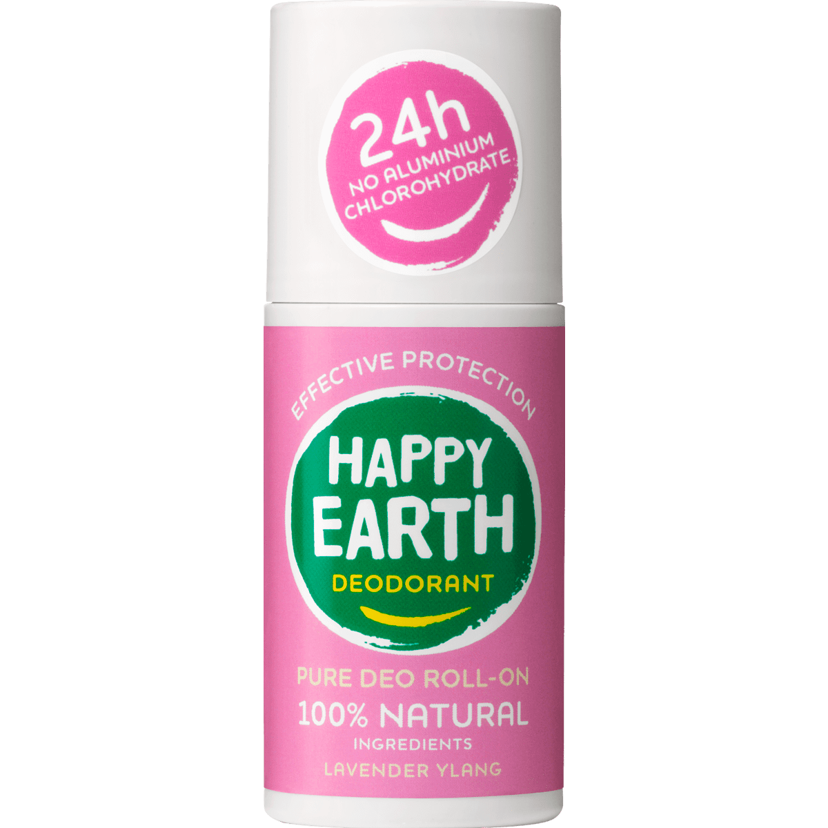 Happy Earth 100% Natuurlijke Lavender Ylang Deodorant Roller 75 ML