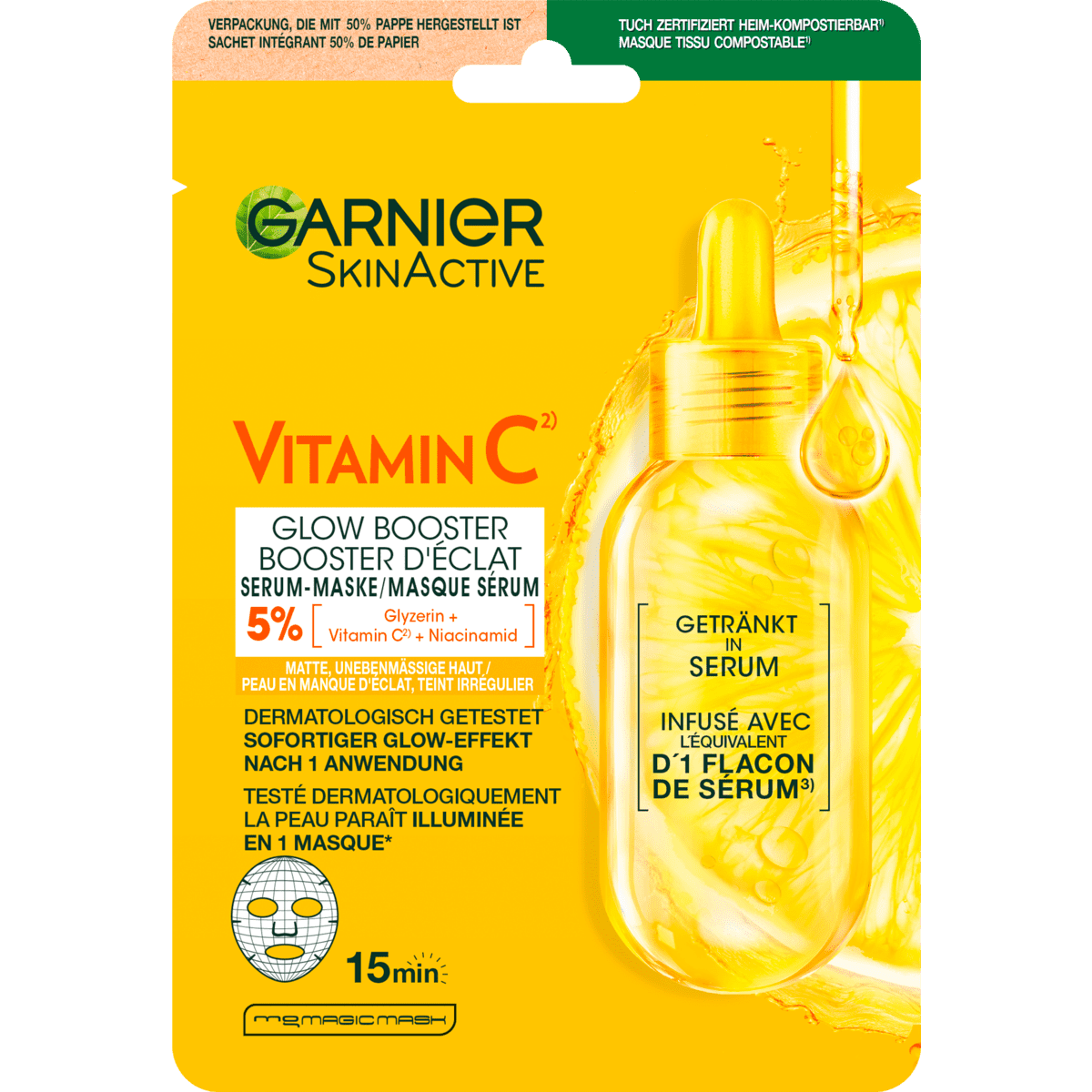 Garnier SkinActive Sheet Masker Vitamine C