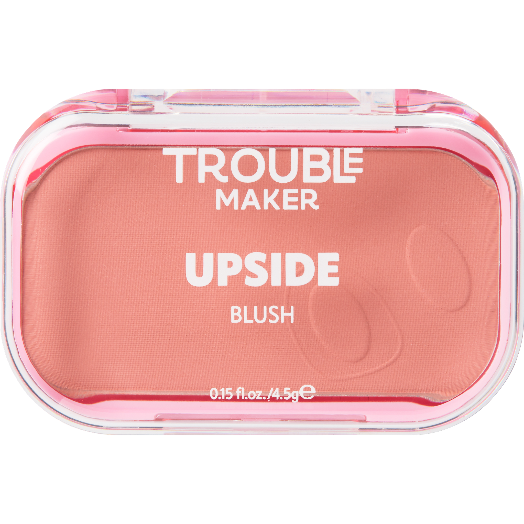 Trouble Maker Upside Powder Blush Glass Half Full