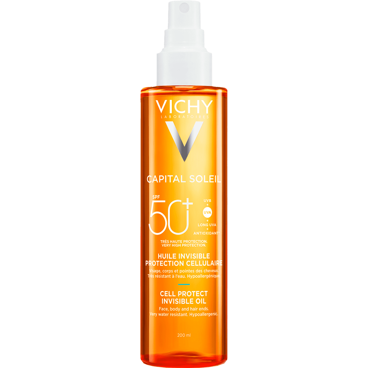 Vichy Capital Soleil Invisible Protection Cellulaire SPF50+ 200 ML