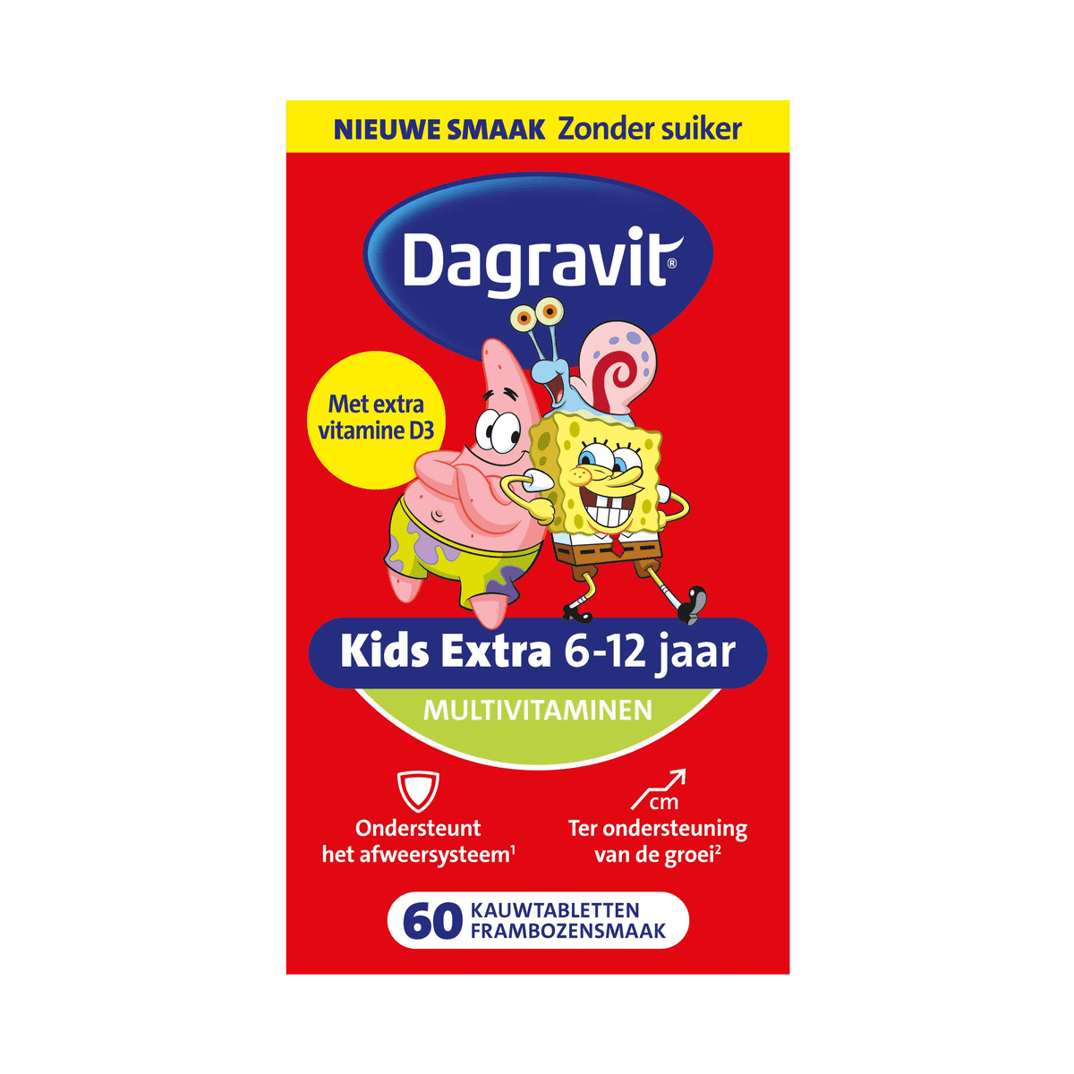 Dagravit Kids Multivitaminen Xtra 6-12 jaar 60 stuks