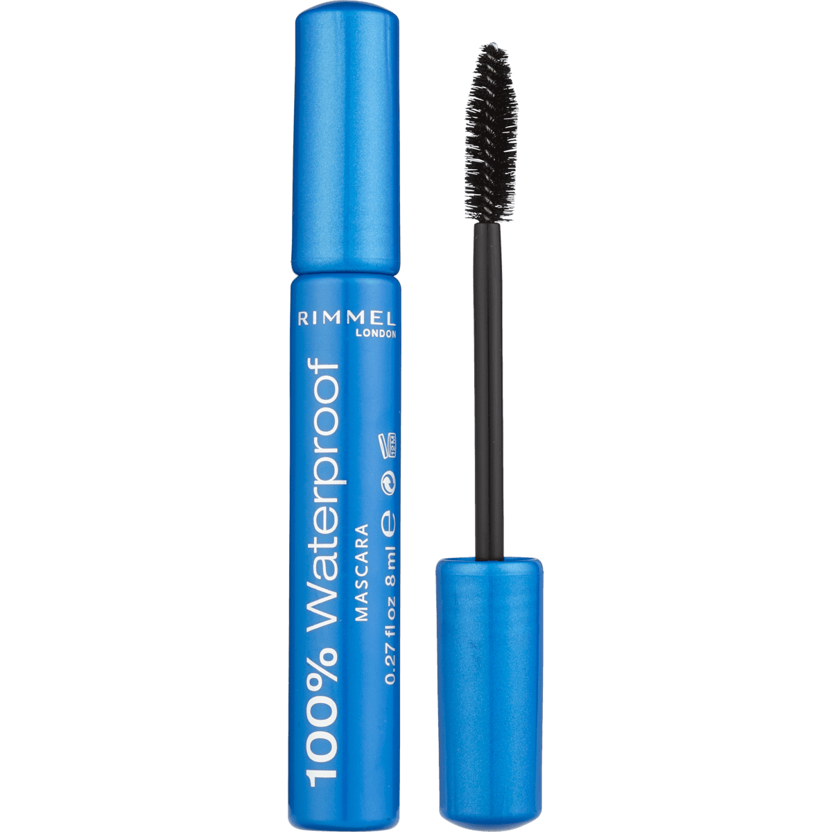 Rimmel London 100% Waterproof Mascara 001 Black