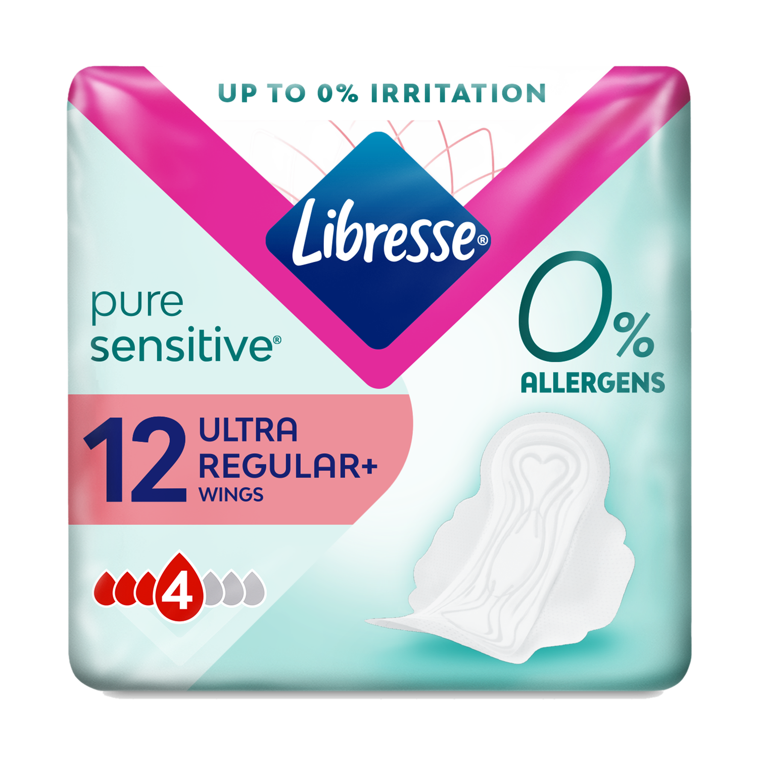 Libresse Pure Sensitive Ultra Maandverband 12 stuks