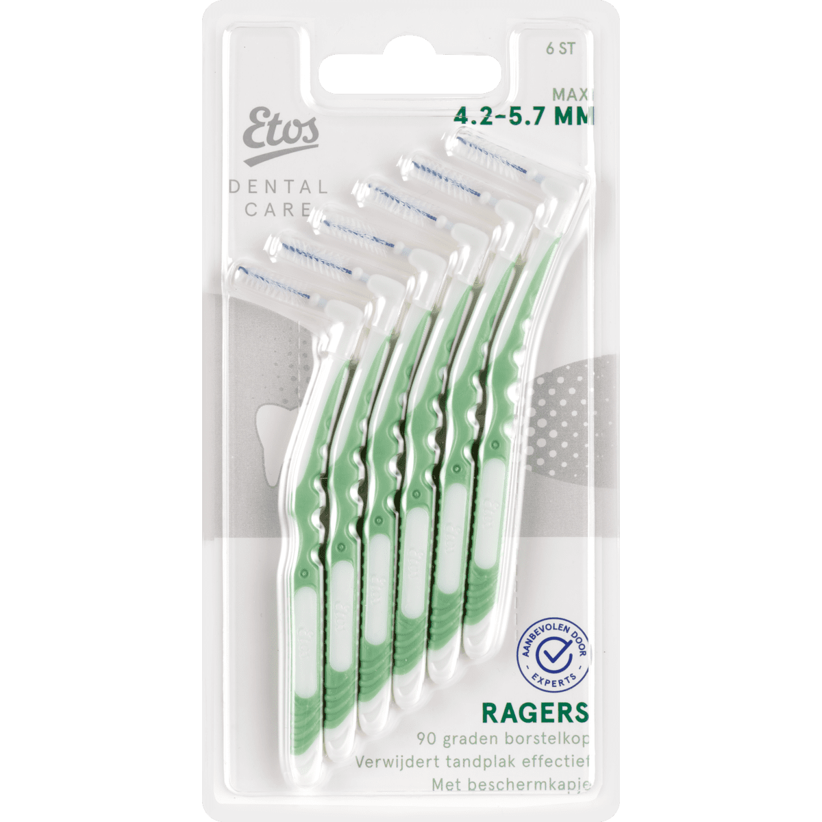 Etos Dental care ragers maxi 4,25,7 mm 6 st 6 EA Etos