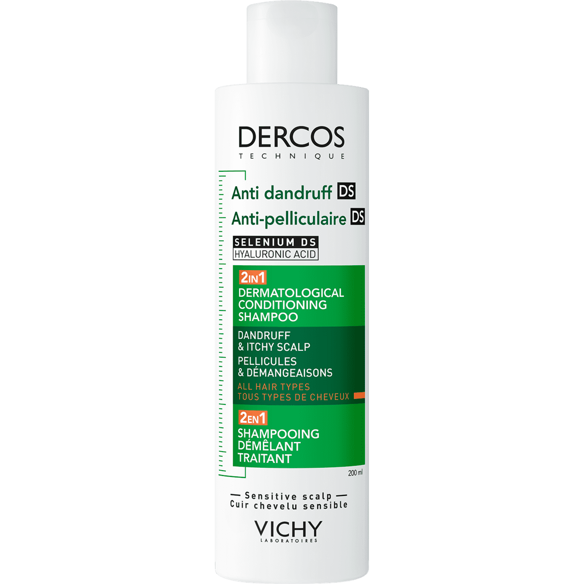 Vichy Dercos Anti-Roos-2-In-1-Shampoo + Conditioner 200 ML