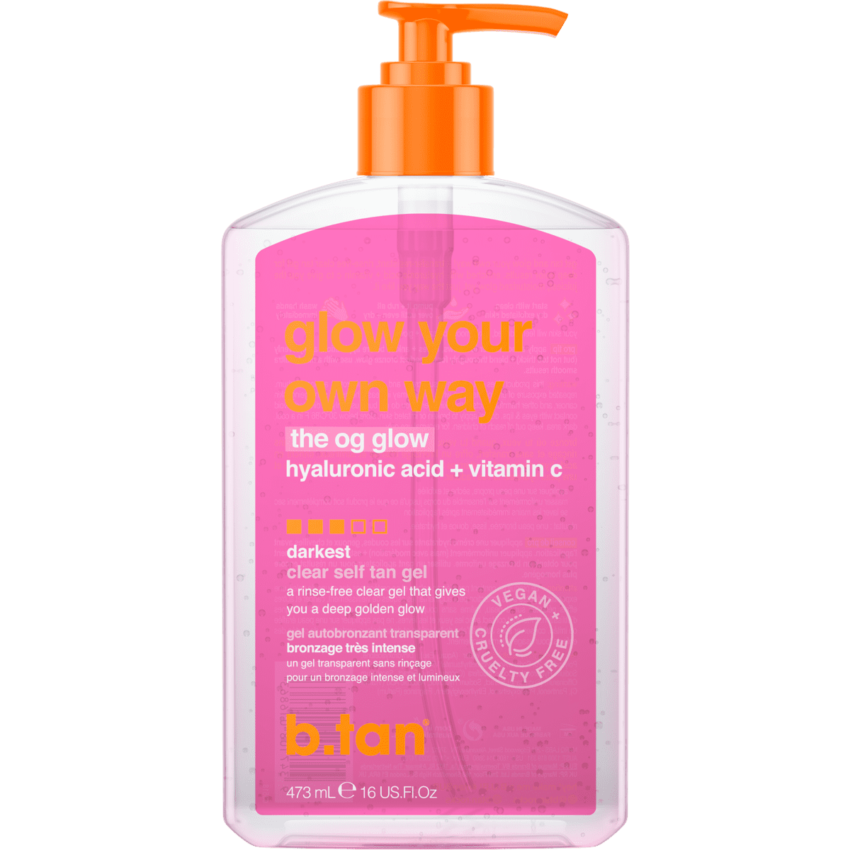 B.tan Glow Your Own Way Self Tan Gel 437 ML