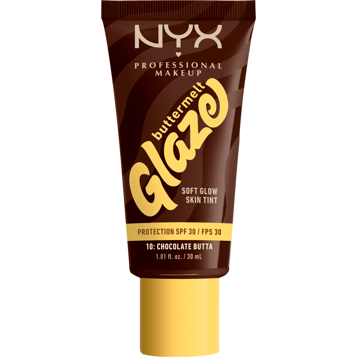 NYX Professional Makeup Buttermelt Glaze Skin Tint SPF30 10 Chocolate Butta