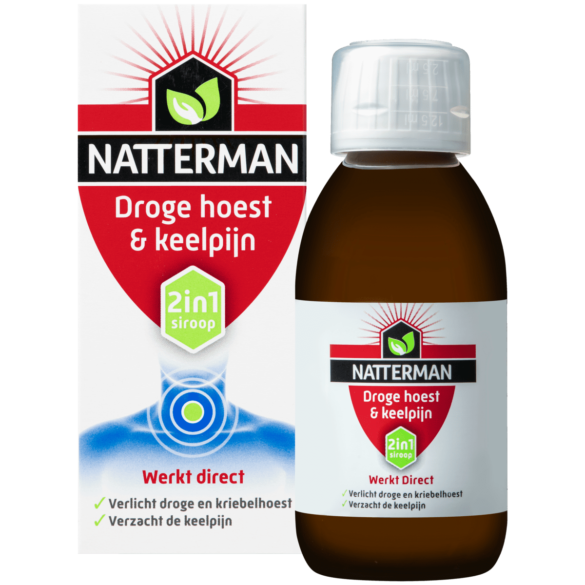 Natterman Droge Hoest & Keelpijn 150 ML