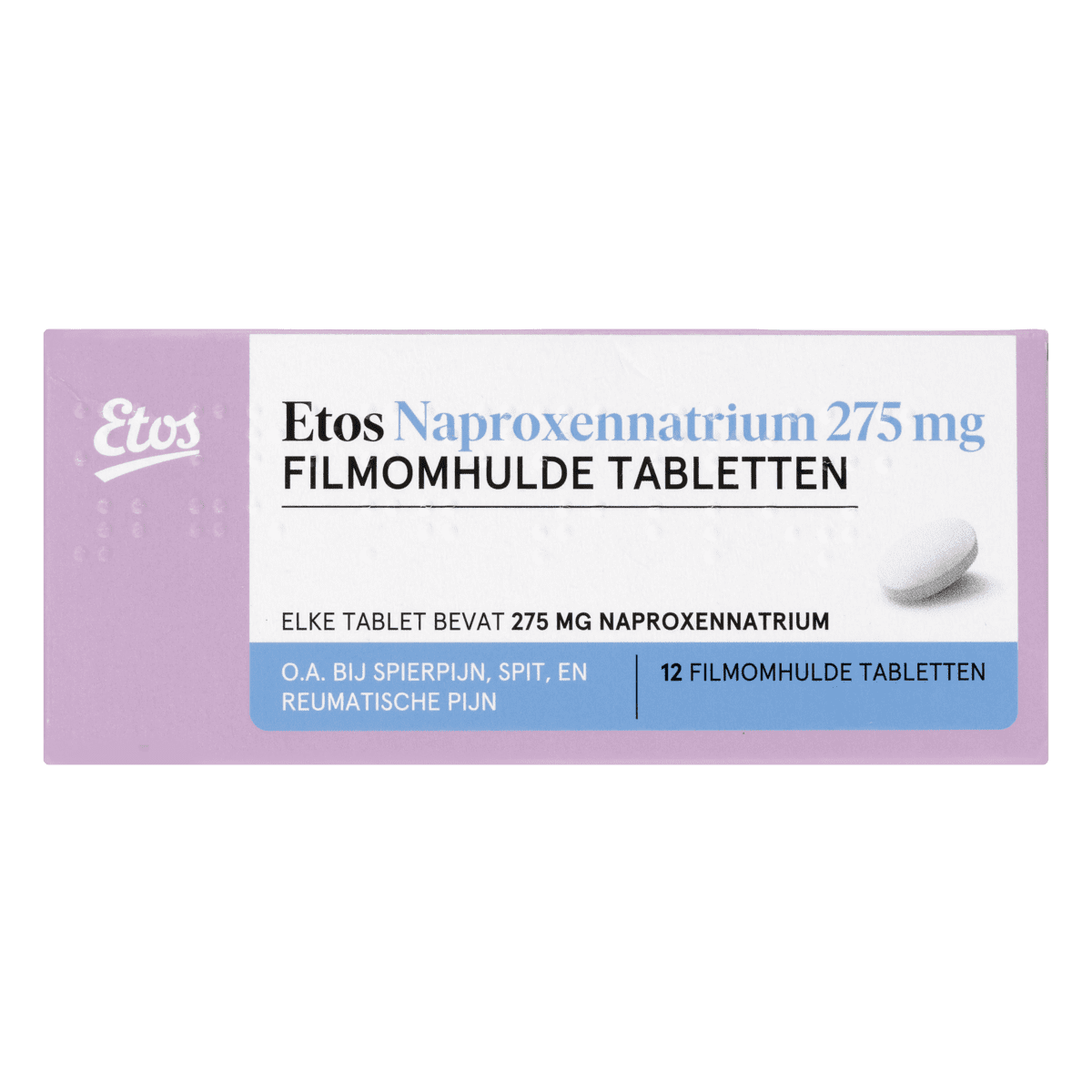Etos Naproxennatrium Filmomhulde Tabletten 12 stuks