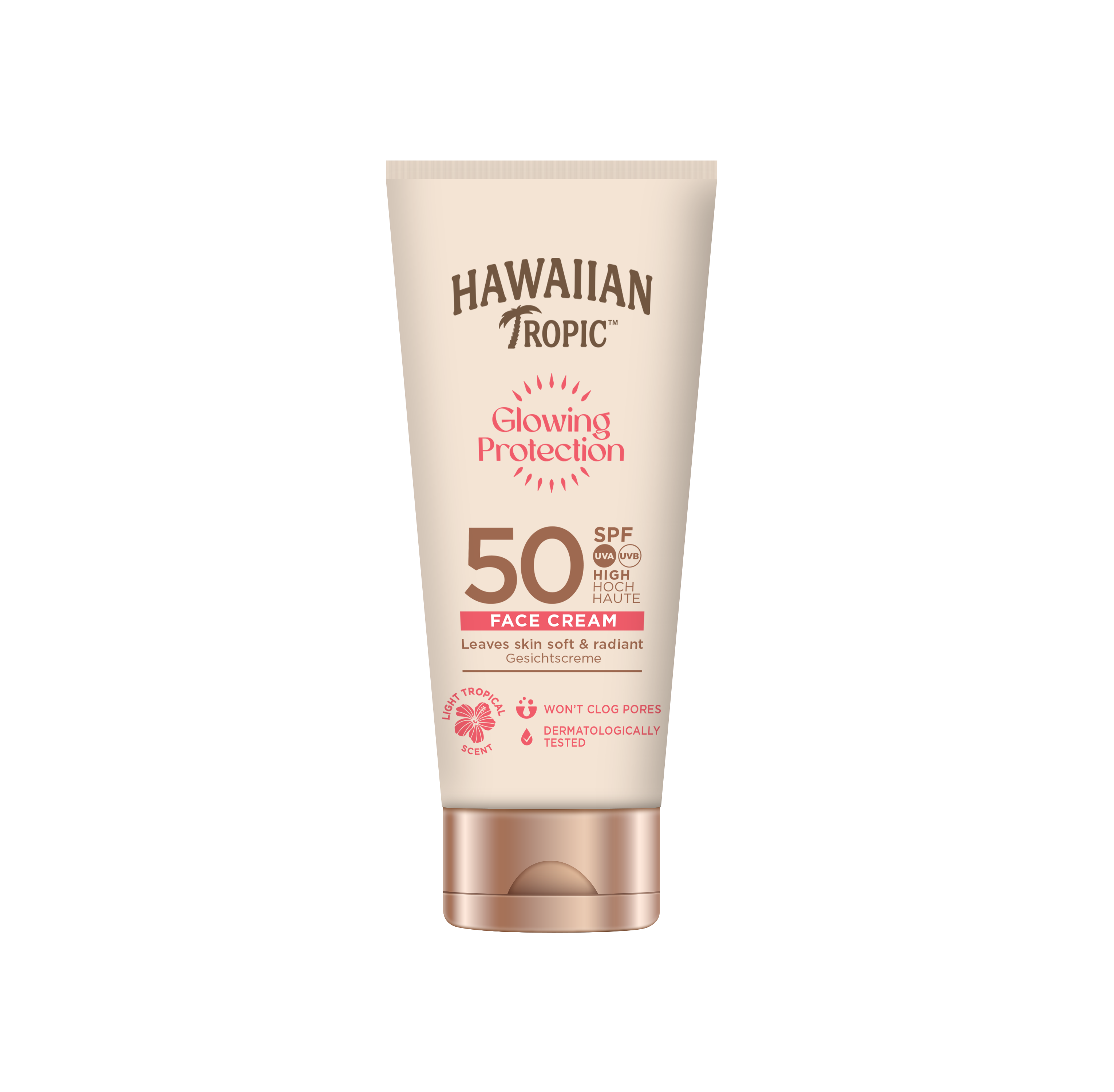 Hawaiian Tropic Glowing Protection Face Cream SPF50 50 ML