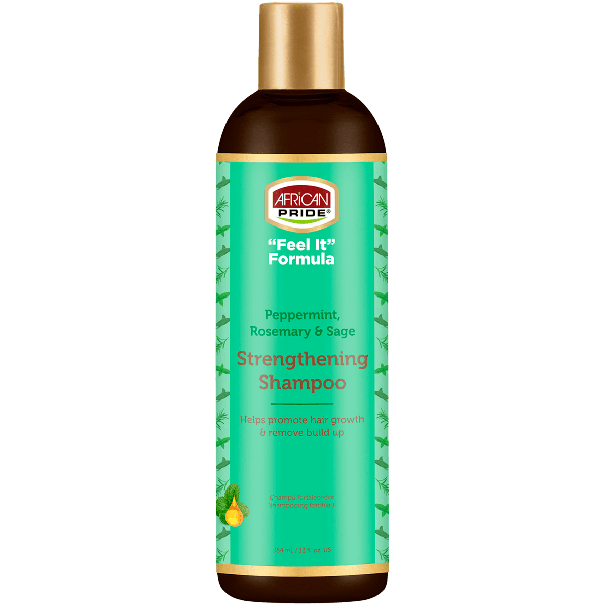 African Pride Peppermint, Rosemary en Sage Versterkende Shampoo 354 ML