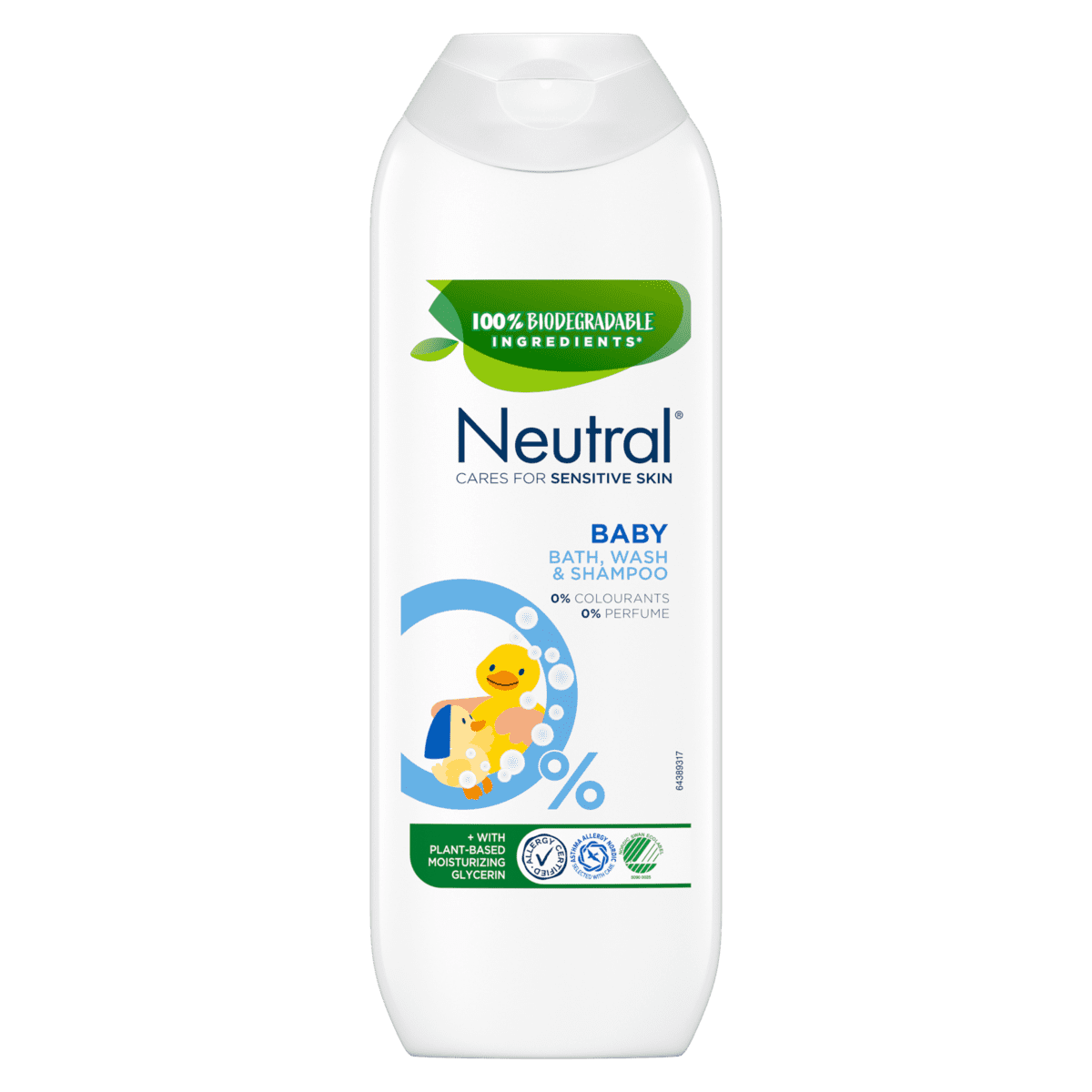 Neutral 0% Baby Bad, Wasgel & Shampoo 250 ML