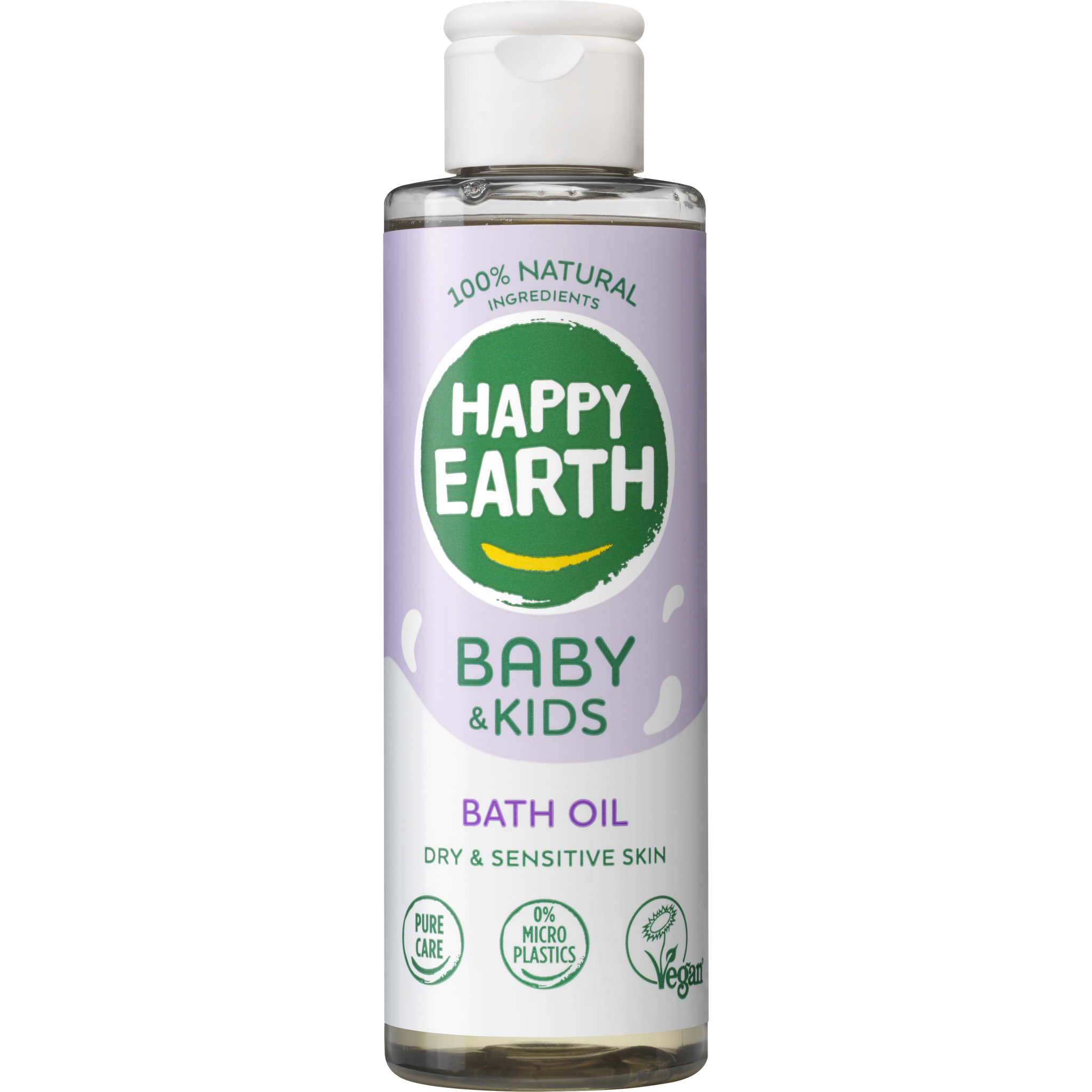 Happy Earth 100% Natuurlijke Baby & Kids Badolie 150 ML