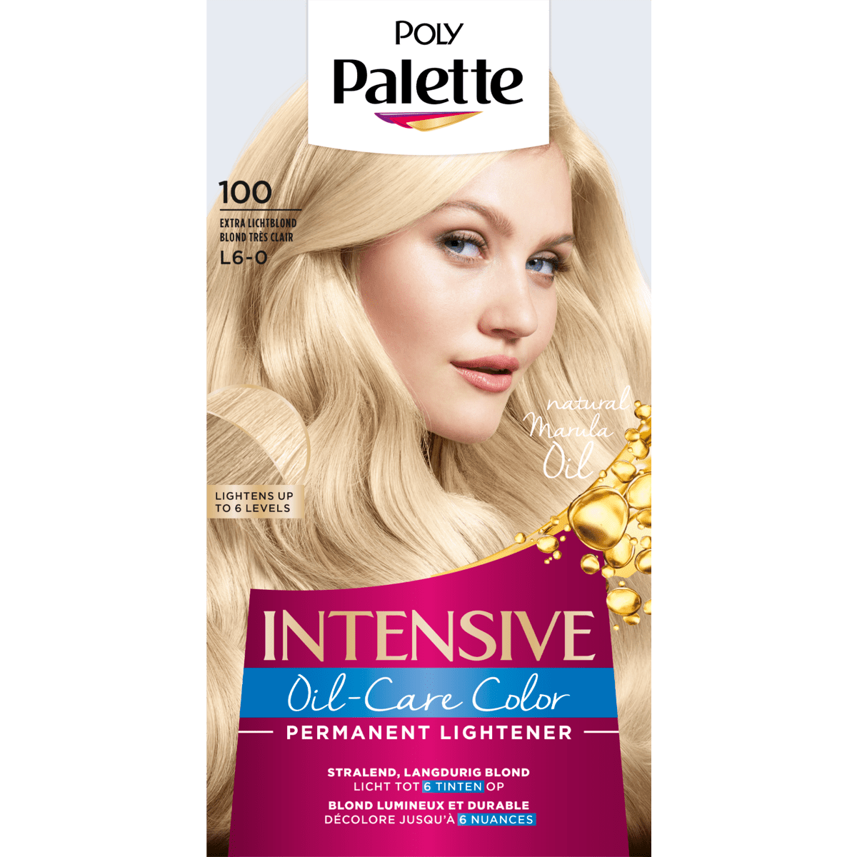 Poly Palette Intensive Crème Coloration Oil-Care Color Haarverf 100 Extra Licht Blond