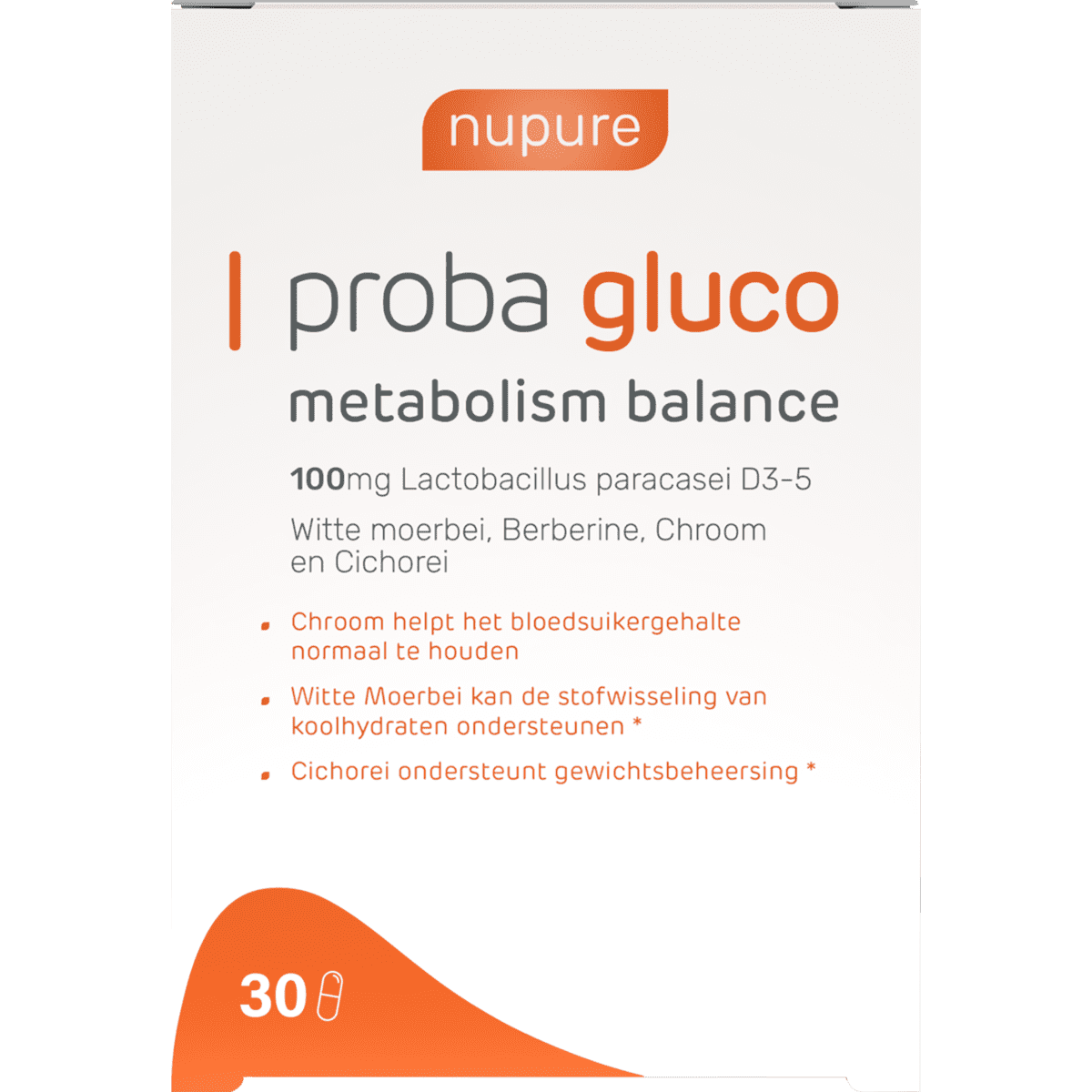 Nupure Proba Gluco Capsules 30 stuks