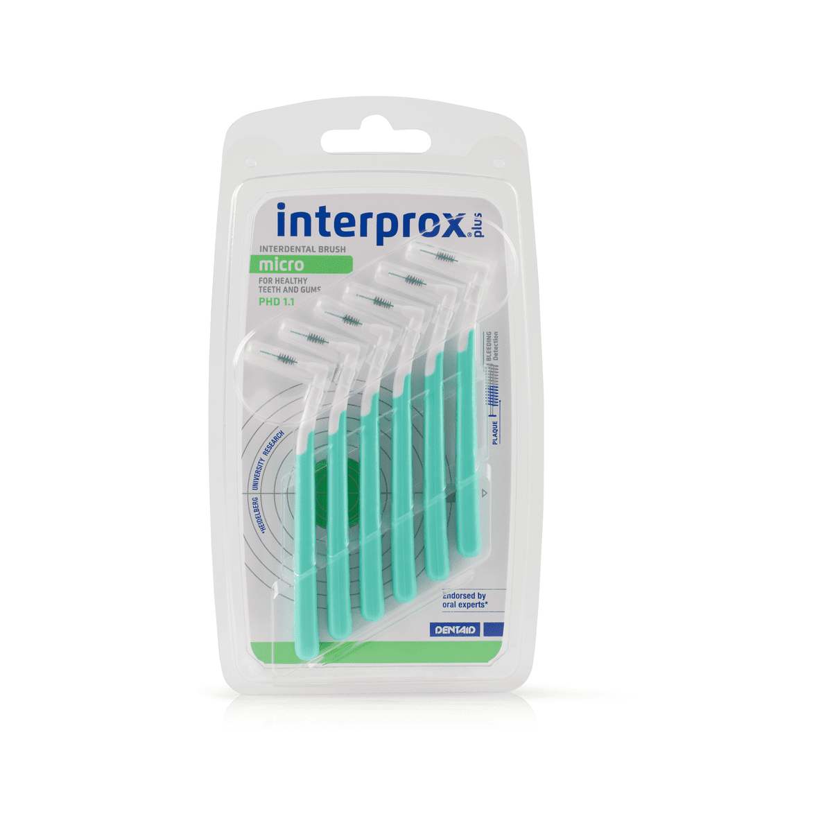 Interprox Plus Micro Ragers Groen PHD 1.1 mm 6 stuks
