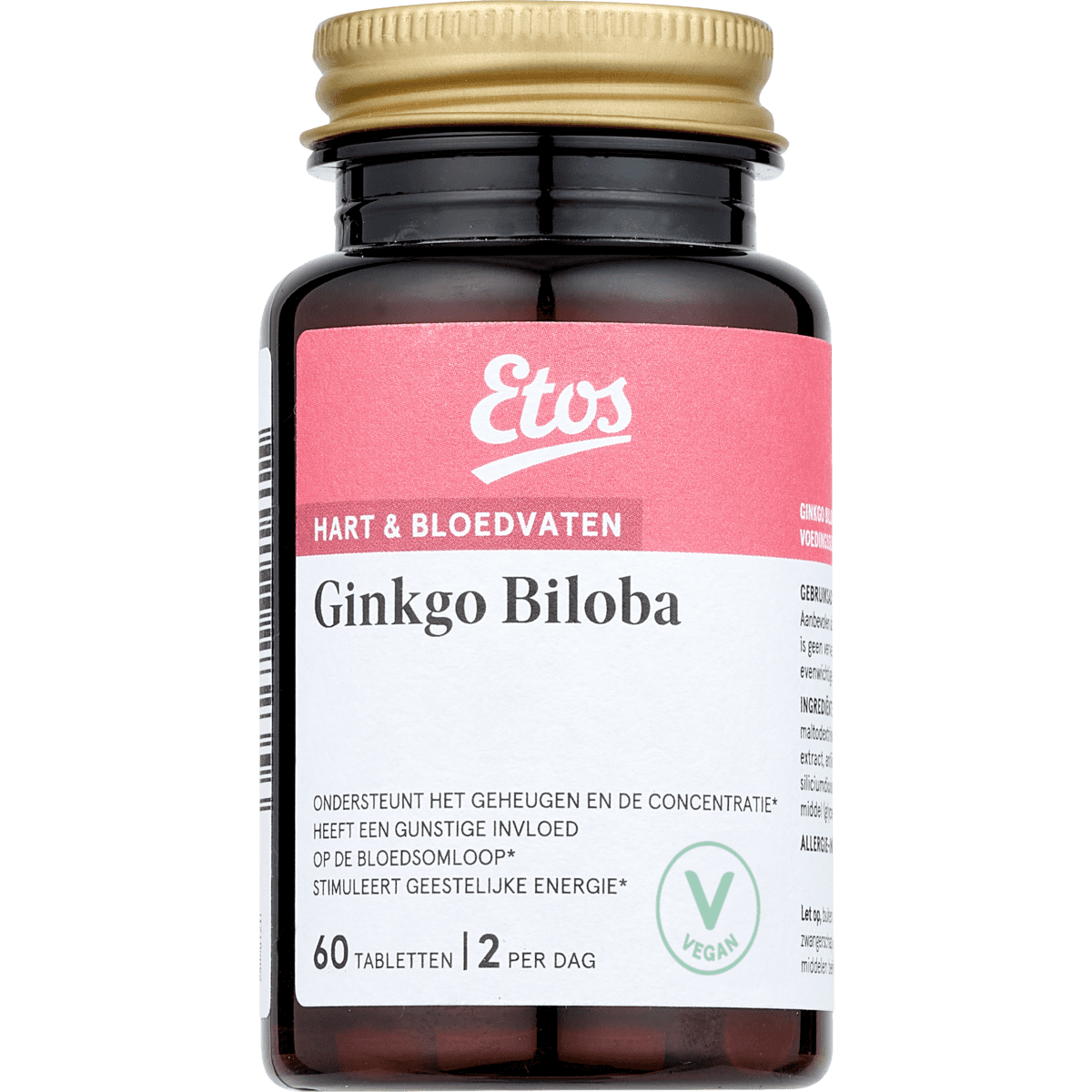 Etos Ginkgo Biloba Tabletten 60 stuks