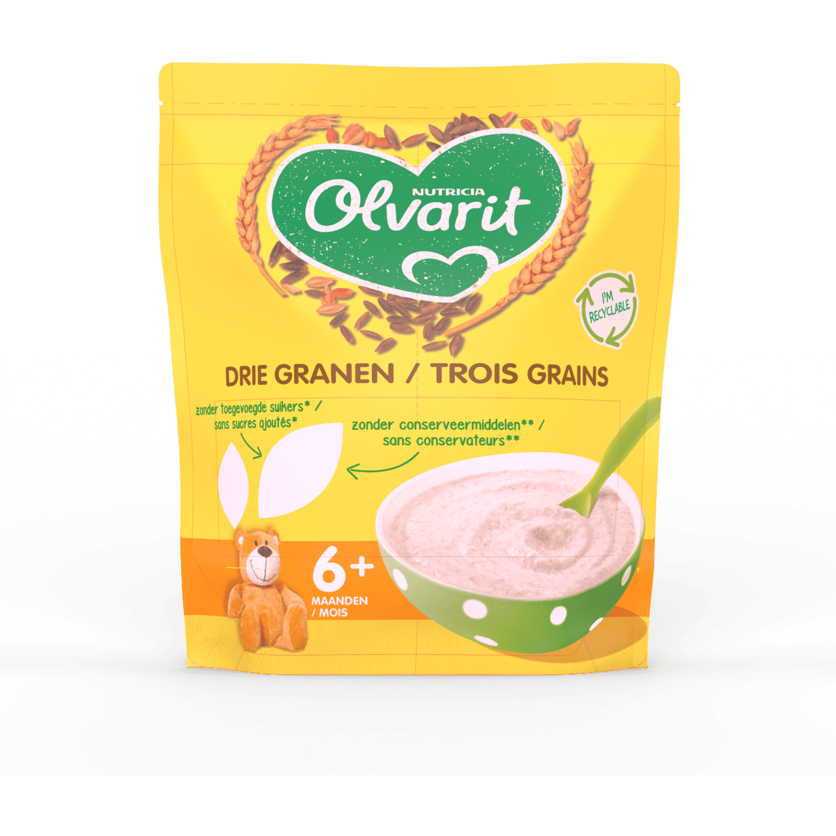 Olvarit Drie Granen 6+ Maanden 200 gram