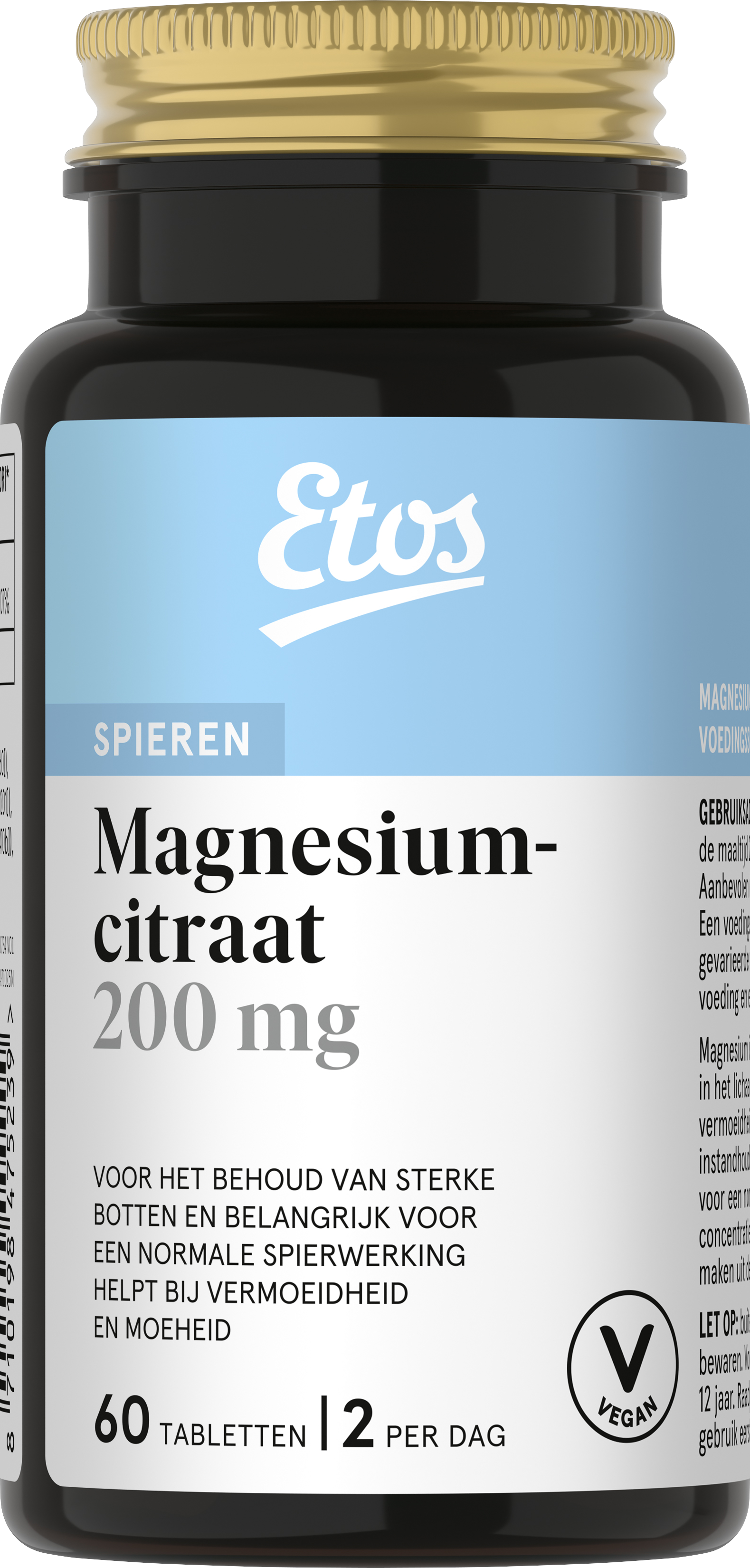 Etos Magnesiumcitraat 200 MG Tabletten 60 stuks