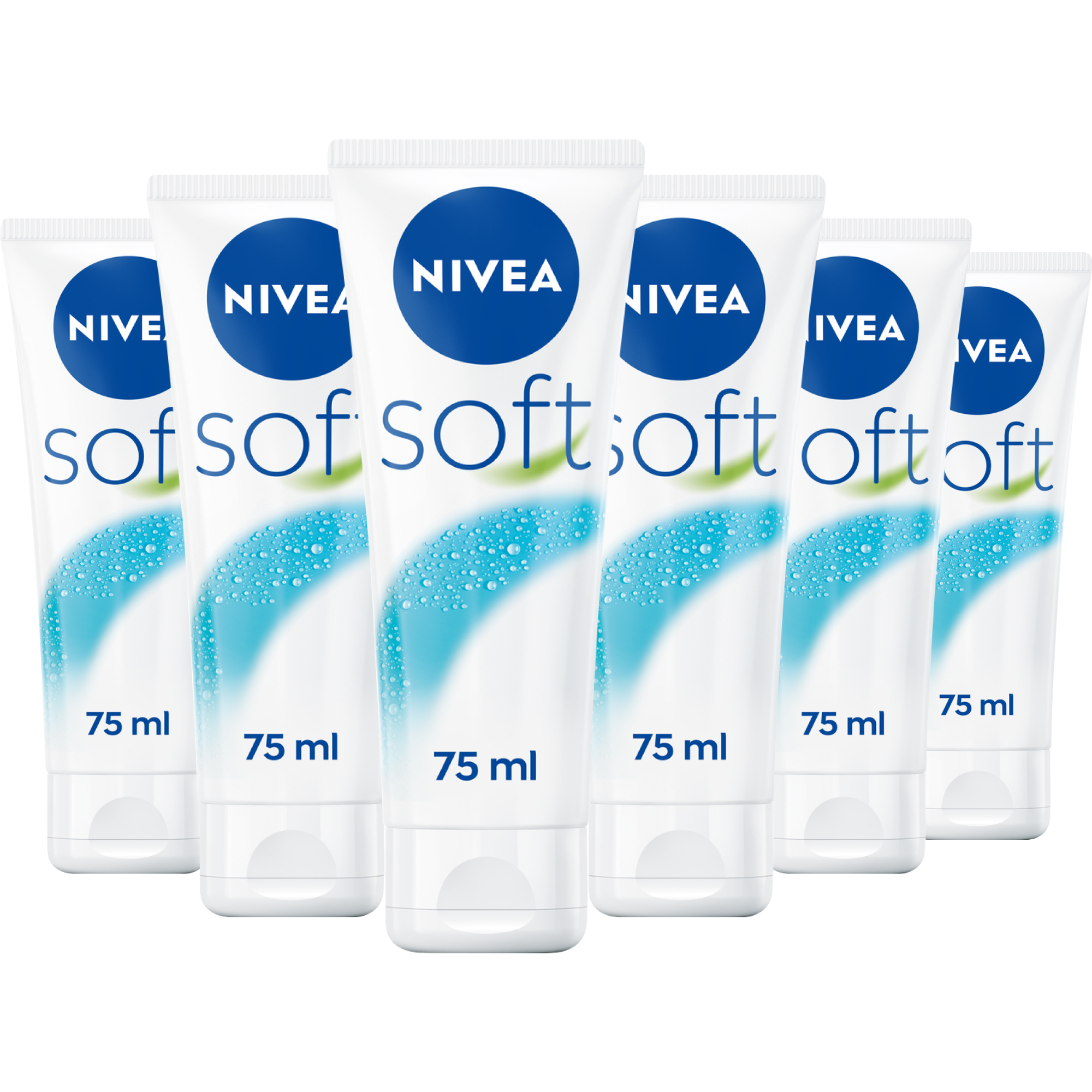 NIVEA Soft Bodycrème 75 ML Multipack 6 stuks