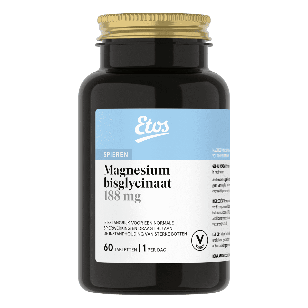 Etos Magnesium Bisglycinaat Tabletten 60 stuks
