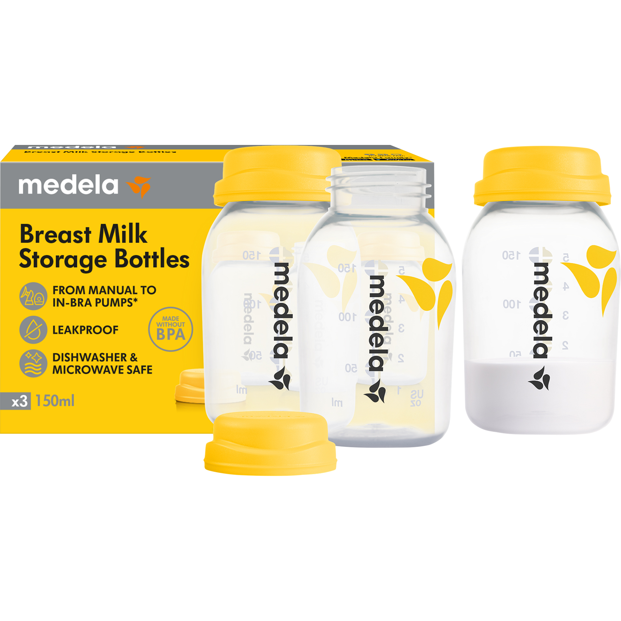 Medela Moedermelkflesjes 3x150 ML