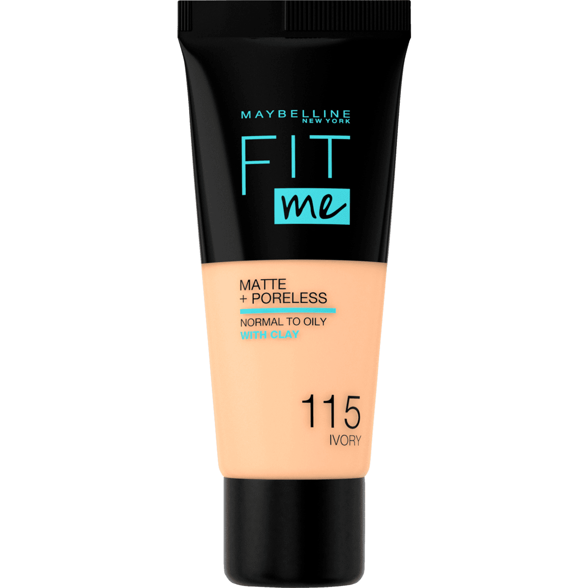 Maybelline New York Fit Me Matte+Poreless Foundation 115 Ivory 30 ML