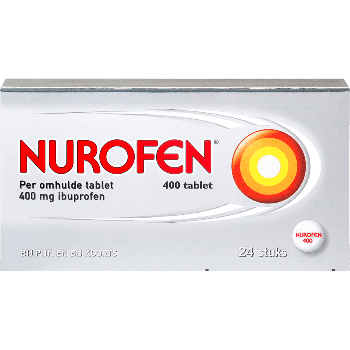 Nurofen 400 MG Ibuprofen Omhulde Tabletten 24 stuks