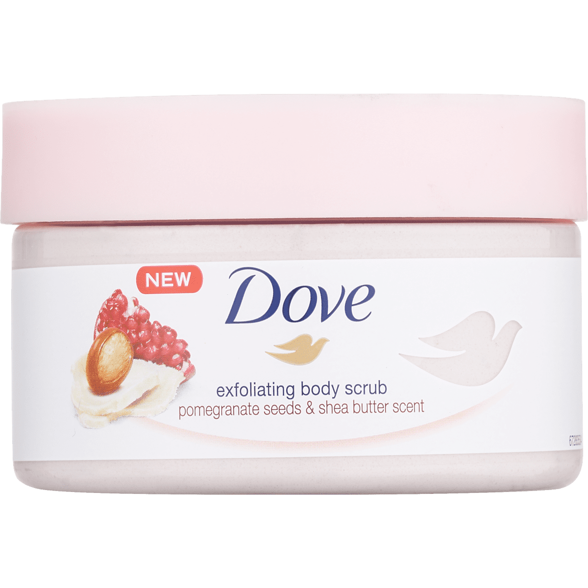 Dove Exfoliating Pomegranate & Shea Butter Body Scrub 225 ML Etos