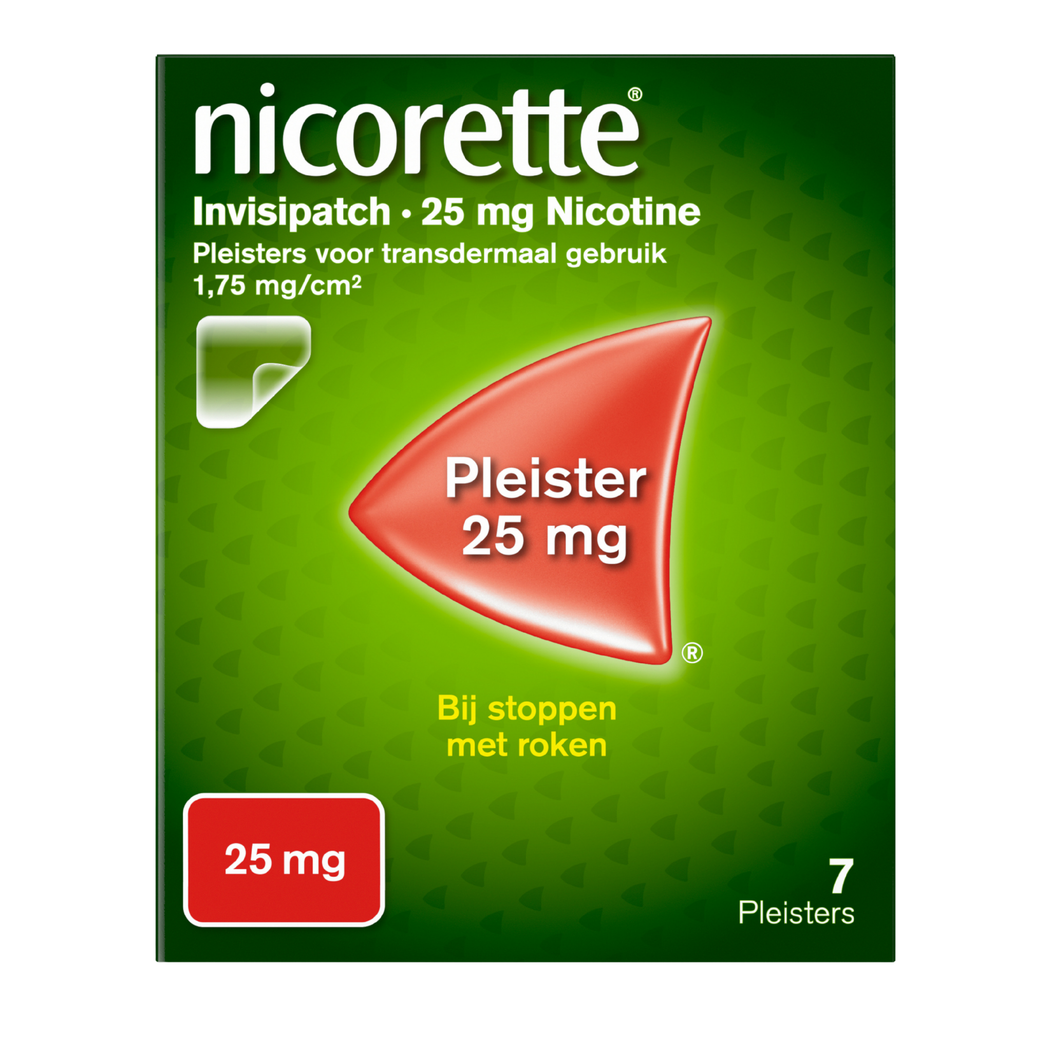 Nicorette Pleister Stoppen met Roken 25 MG Nicotine 7 Stuks