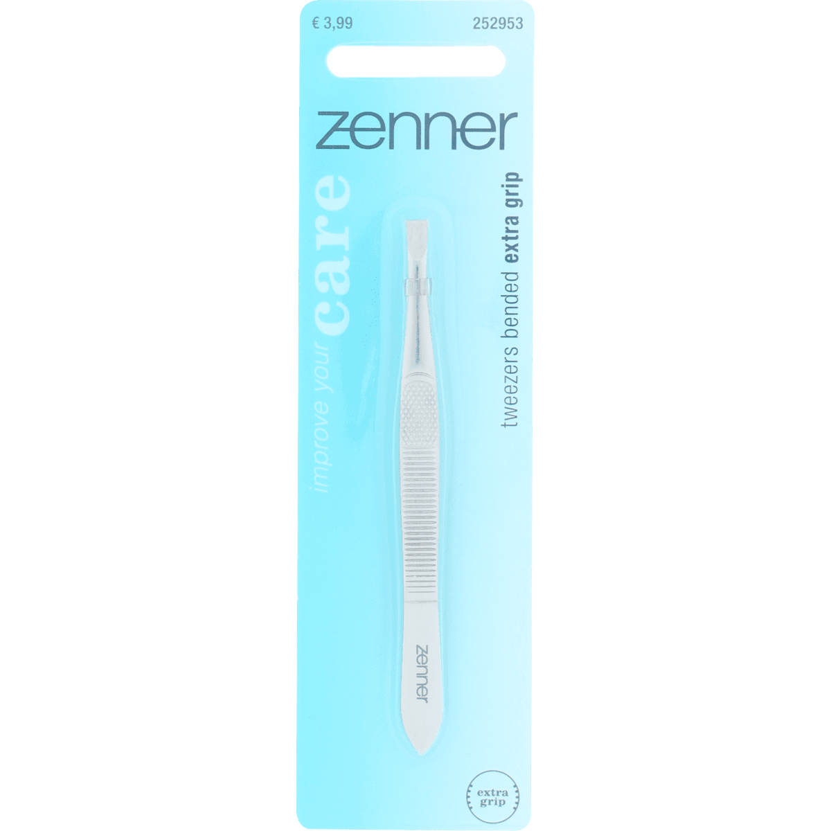 Zenner Pincet Schuin Zilver