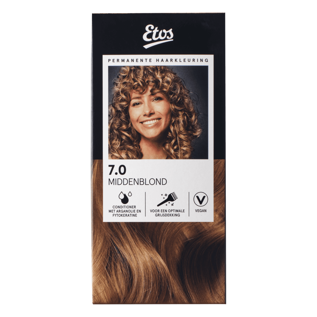 Etos Permanente Haarkleuring 7.0 Middenblond