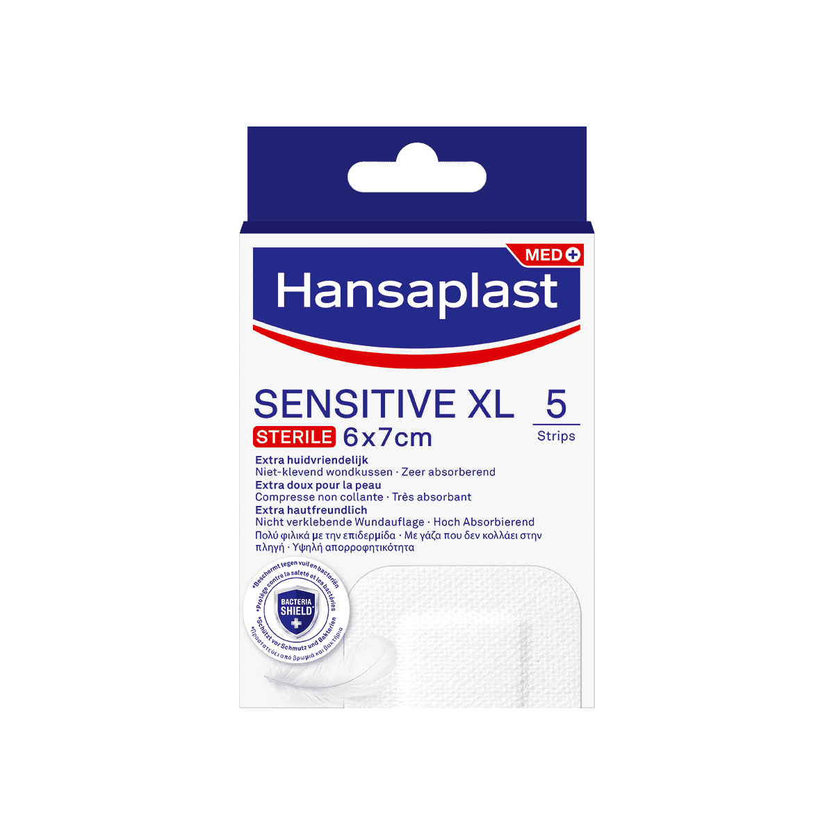 Hansaplast Sensitive XL Eilandpleister 5 stuks