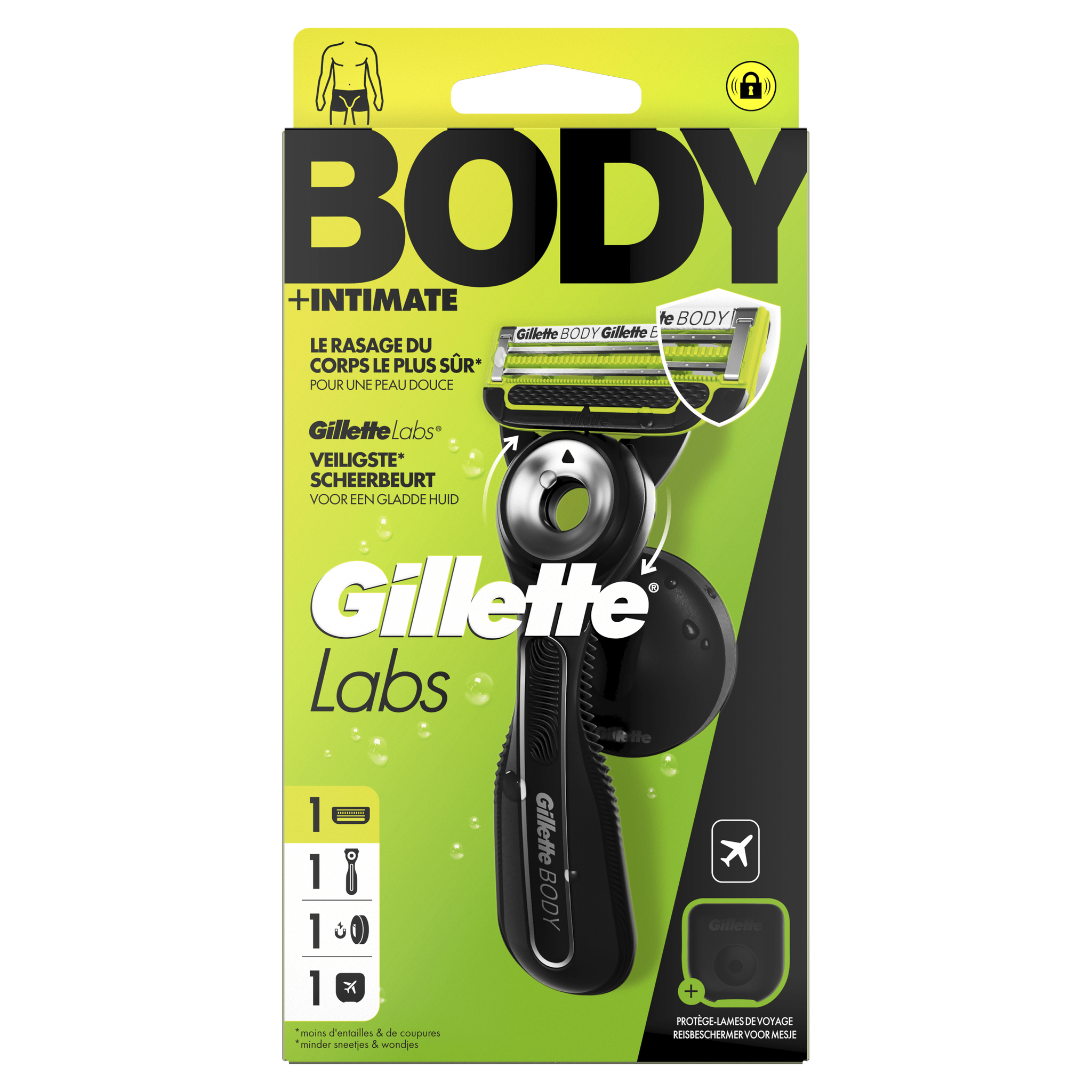 GilletteLabs Body Scheerapparaat + Cover