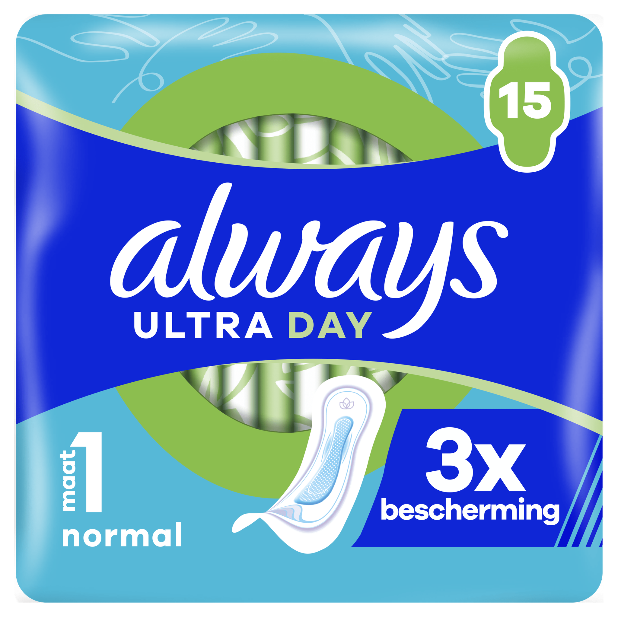 Always Maandverband Ultra Day Normal 15 stuks