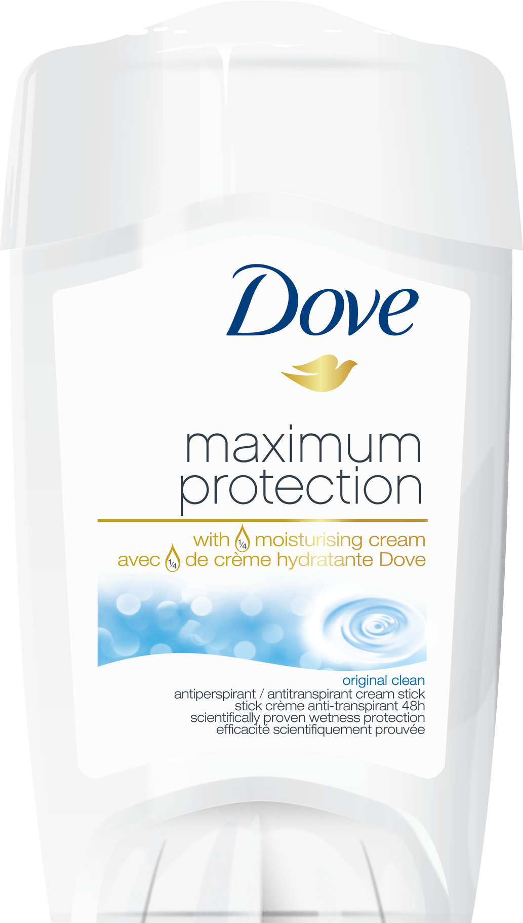 Dove Maximum Protection Original Clean Anti-Transpirant Deodorant Stick 45 ML