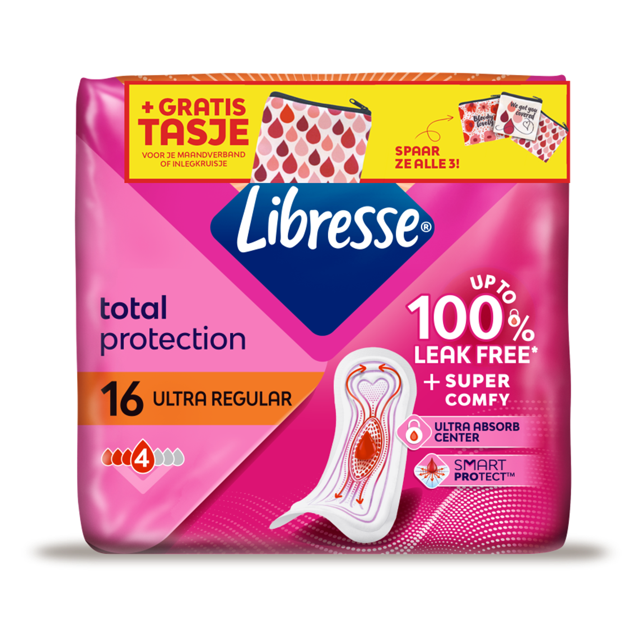 Libresse Ultra Thin Maandverband Normal 16 stuks