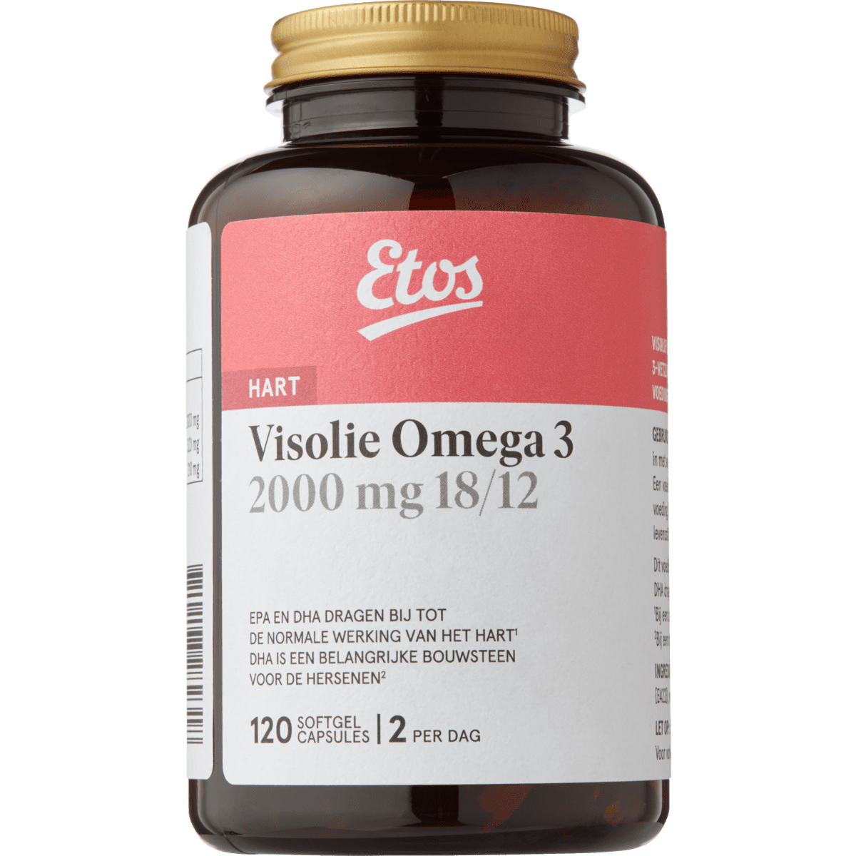 Etos Visolie Omega 3 2000 mg 18/12 Capsules 120 stuks 120 EA | Etos