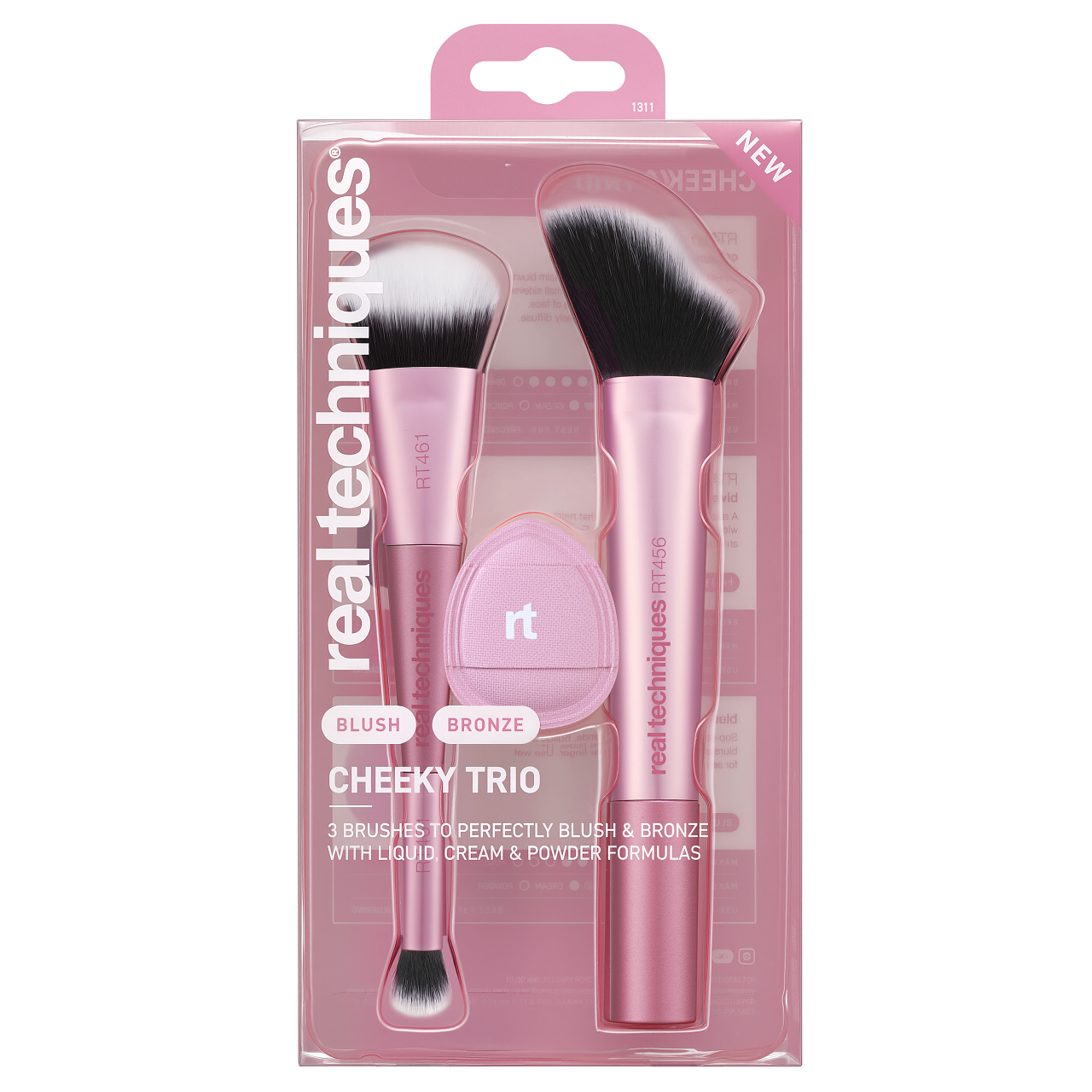 Real Techniques Cheeky Trio Brush Set 3 Stuks