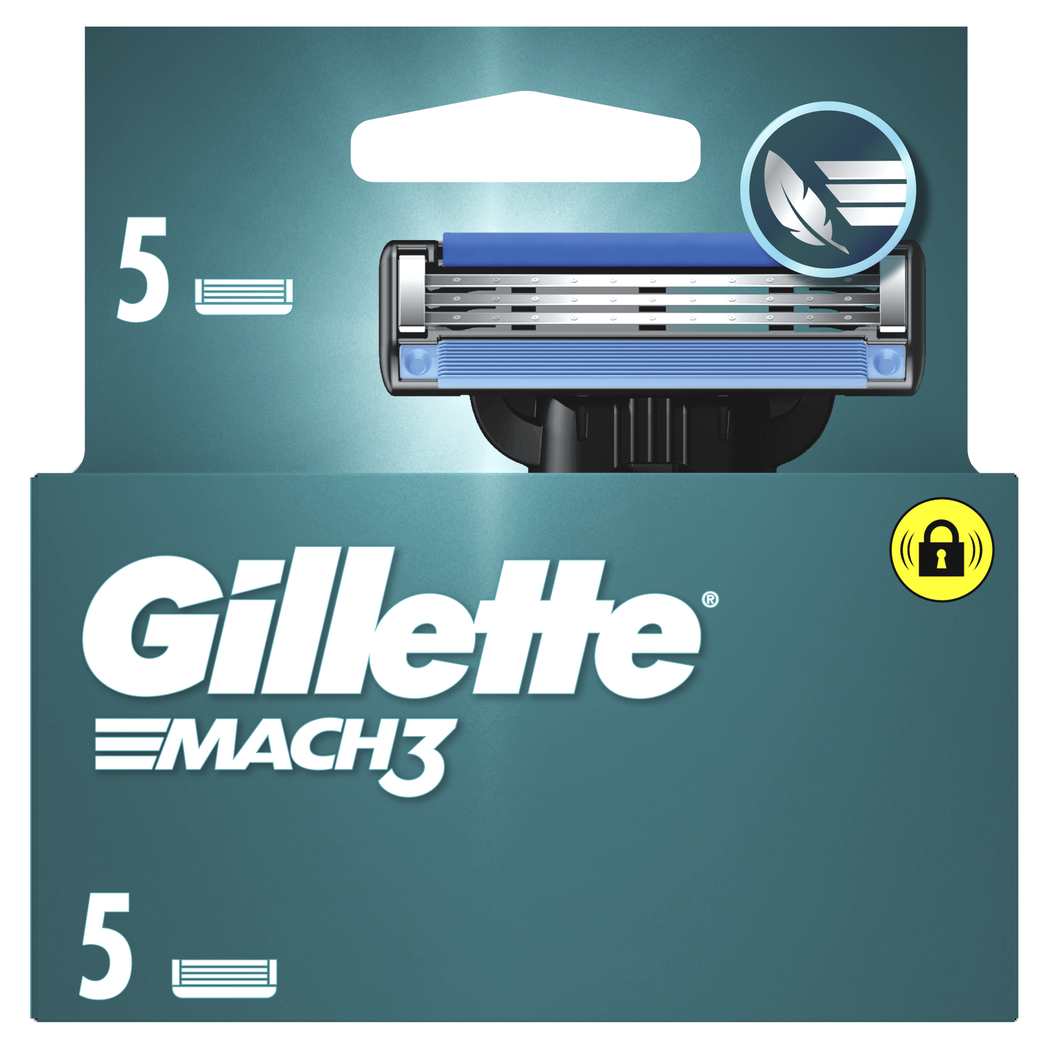 Gillette Mach3 Navulmesjes 5 stuks