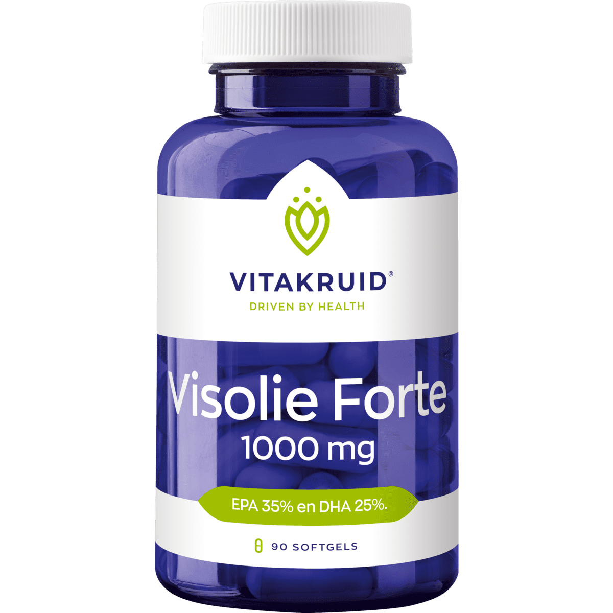 Vitakruid Visolie Forte 1000 MG Softgel Capsules 90 stuks