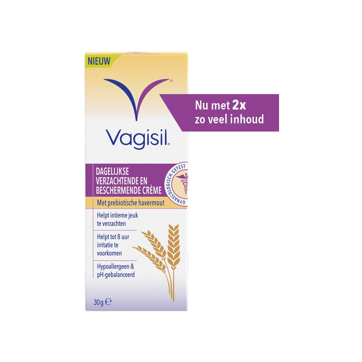 Vagisil Dagelijkse Verzachtende & Beschermende Cr�me 30 gram