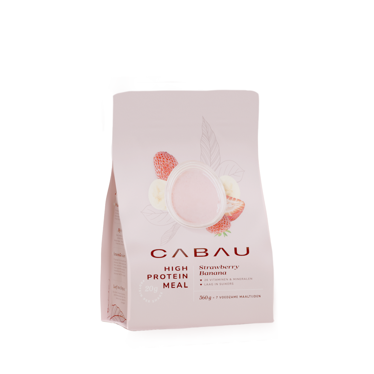 Cabau High Protein Meal Strawberry Banana 560 gram
